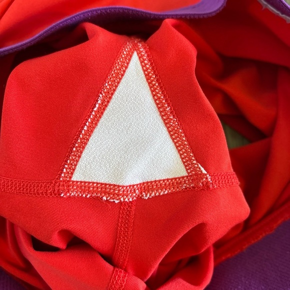 Nike Pro Dri-Fit Shorts Womens Medium 3” Inseam Red Purple Athletic Gym Running - Picture 6 of 6